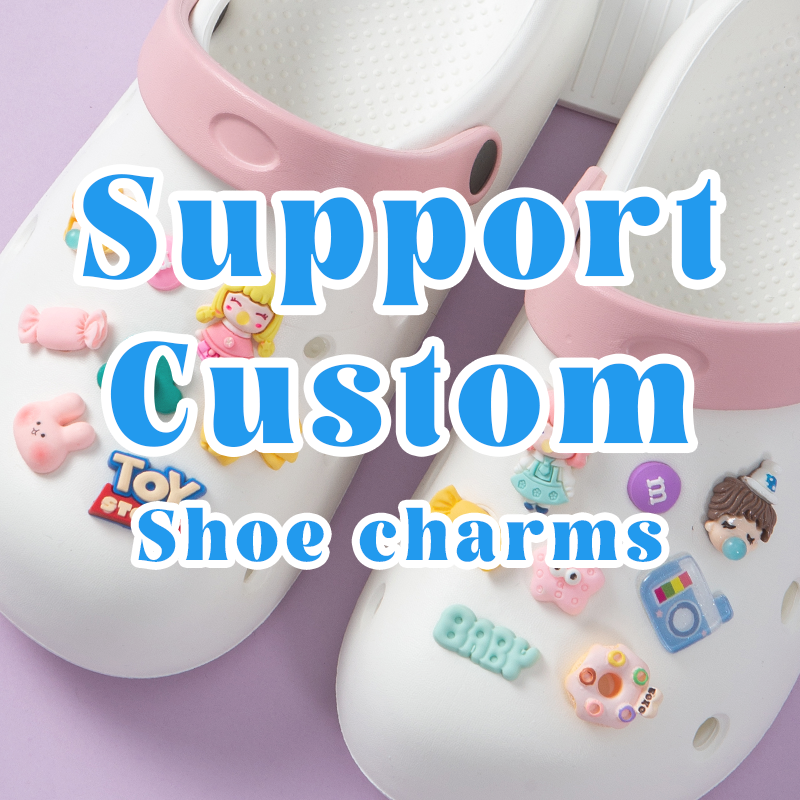 Customizable 3D Cute Animal Hole PVC Shoe Buckle Rhinestone Decorated Cartoon Fun DIY Modeling Pendant Rubber Shoe Charm