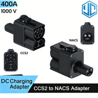Adaptateur de charge EV CCS2 vers CCS1 / CCS2 vers NACS / CCS2 vers GBT / CCS2 vers CHAdeMO, faible MOQ, direct usine, prêt à être expédié, vente en gros