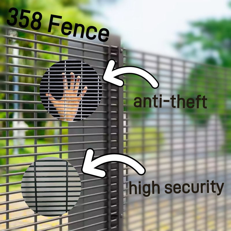 Welded Wire Security Fence 3M PVC