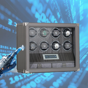 Tự động Winder xem widner với lưu trữ đồ trang sức Hộp ngăn kéo hộp trường hợp da quanh co thông minh và chất lượng xem widner - Product Image 5