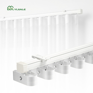 Rieles para Cortinas en Forma <span class=keywords><strong>de</strong></span> S <span class=keywords><strong>de</strong></span> YIJIALE, <span class=keywords><strong>de</strong></span> Primera Calidad, Rieles para Cortinas Blancos con Accesorios - Product Image 1