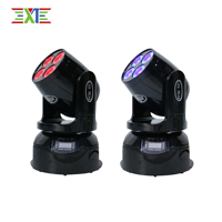 Projecteur à tête mobile professionnel 120W RGBW avec 4x20W LED, contrôle DMX512, Ra90 18000lm pour spectacles de DJ, événements scéniques et éclairage de bar