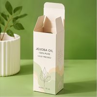 Boîte d'emballage personnalisée en carton pliable avec impression de logo pour produits cosmétiques et de soins personnels