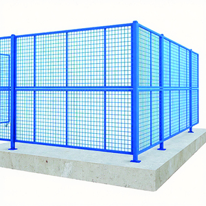 Hàng rào an ninh tạm thời tấm lưới thép cuộn với lớp phủ <span class=keywords><strong>PVC</strong></span> cho sự kiện kiểm soát đám đông hàng rào - Product Image 6