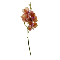 Orchidées artificielles Tizen en gros, orchidées papillon en soie, fleurs artificielles blanches et bleues, toucher réel, style moderne, faites à la main pour la maison