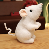 Jouet en peluche souris personnalisé, mignon et doux, en coton PP