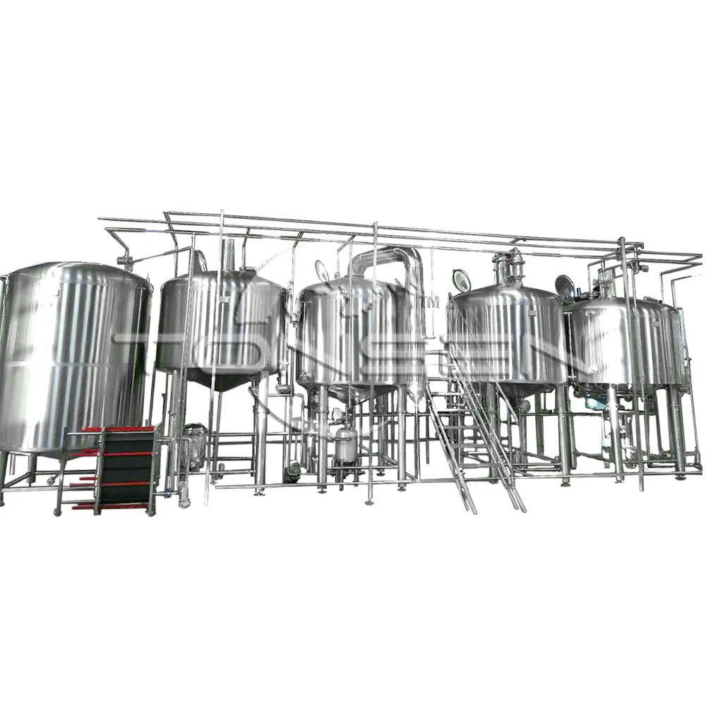 Equipo de cervecería para negocios pequeños, equipo de elaboración de cerveza de 500l, empresa de suministro de cerveza