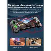 Nuevo Control de Juego Inalámbrico Portátil con Seis Ejes LED para iPhone, Android, PC, Win7