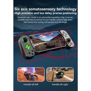 ใหม่ LED หกแกนบลูทูธแบบพกพาเกมแพด ทอยสติ๊กคอนโทรลเลอร์เกมไร้สายสำหรับไอโฟน แอนดรอยด์ พีซี วิน 7 - Product Image 4