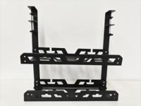 Organisateur de câbles de bureau rétractable en métal sans perçage, support de rangement multifonctionnel pour l'école, la maison et le bureau