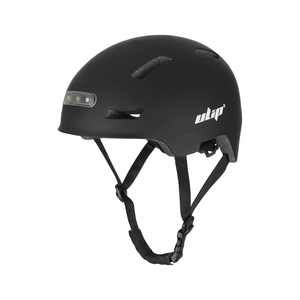 Casque Ulip noir avec lumières, lumières avant et arrière, lumières LED, casque de scooter électrique, casque de vélo, casques de sécurité réglables - Product Image 2