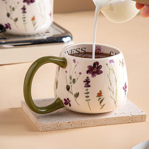 Nouvelles tasses à café et gobelets à eau en céramique de grande capacité, style InS, pour la maison et le bureau - Product Image 5