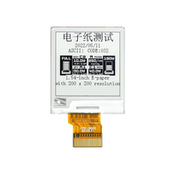 Layar Tinta Elektronik 1,54 Inci Resolusi 200*200 Driver SSD1681 Hitam Putih EPD E-Paper E-Ink Display