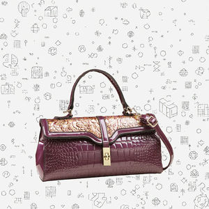 Sac fourre-tout grande capacité pour femme, style rétro européen/américain, imperméable, avec fermeture éclair unique et bandoulière à pompon - Product Image 3