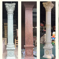 Haut de gamme ABS colonne romaine ciment construction maison décorative en plastique poste préfabriqué formes de construction béton pilier moules