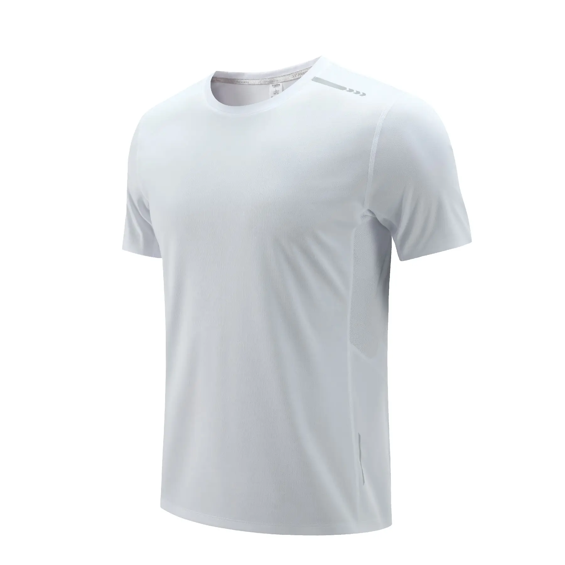180 Gramm Kurzarm hochwertig einfarbig individuell modisch und bequem Herren-T-Shirt mit 100 % Polyesterfaser lässig