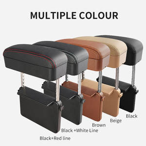 Boîte de rangement pour accoudoir de console avant en cuir de luxe Anjuny, porte-gobelets pour voiture, utilisation confortable toute saison, bureau à domicile, OEM disponible - Product Image 5