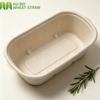 Contenants alimentaires jetables en bagasse de 28 oz, biodégradables, compostables, micro-ondables, sans PFAS, style classique, boîtes à lunch à emporter