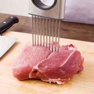 Stainless Steel Onion Slicer Easy-to-Use <b>Vegetable</b> & Fruit <b>Cutter</b> Green Onion & Tomato Blossom <b>Cutter</b> Kitchen Tools Assistant - Product Image 3