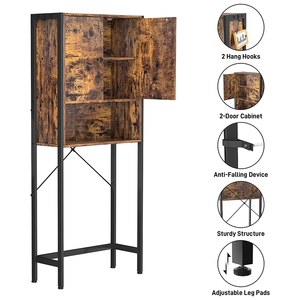 Customized Wooden Storage Cabinet for Living Room Bathroom Toilet Washing Machine Tools <strong>Standing</strong> Type Rack Storage <strong>Shelves</strong> <strong>Units</strong> - Product Image 6