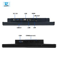 RCOMPT Panel PC Industrial Personalizado de 15.6 Pulgadas Todo en Uno Sin Ventilador, Monitor LCD Marino, PC Android Táctil Industrial Todo en Uno