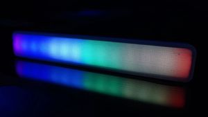 <span class=keywords><strong>1800mAh</strong></span> Soundbar BT ngoài trời hoạt động loa siêu trầm Đảng chuyên nghiệp DJ karaoke Led RGB xách tay không dây màu xanh răng Loa - Product Image 3