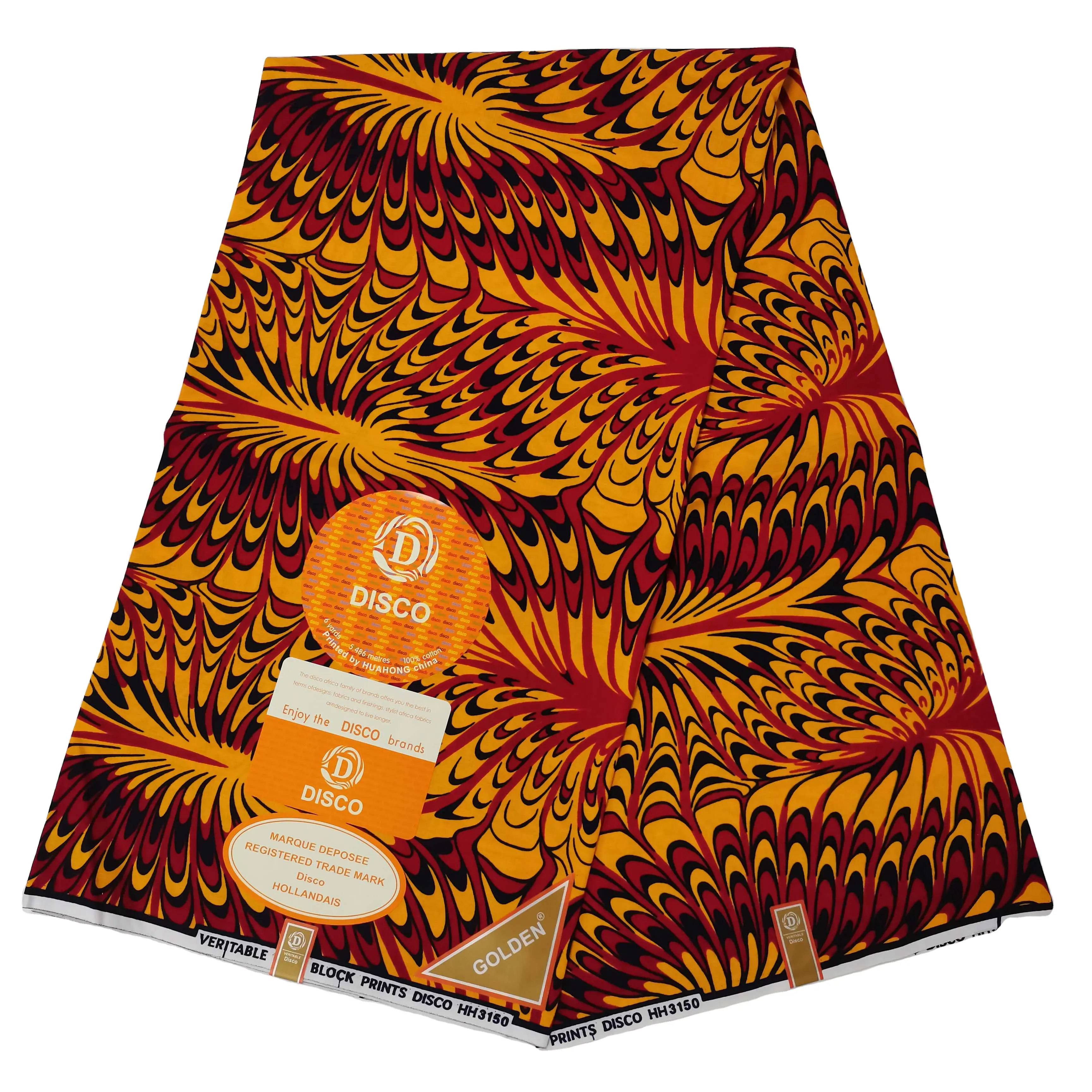 Custom 100% Cotone di stampa Della Cera del Tessuto africano ankara super di Alta Qualità Per Il Vestito Di Moda