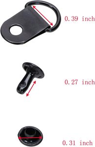 Pieces <b>Shoe</b> Boot Lace <b>Hooks</b> Buckle Rivets Loop Ring With Rivets <b>Shoe</b> Boot Buckle - Product Image 2