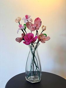 Arrangement floral artificiel fait main sur mesure pour <span class=keywords><strong>la</strong></span> décoration de mariage - Style moderne, cadeau idéal pour elle, durable - Product Image 6