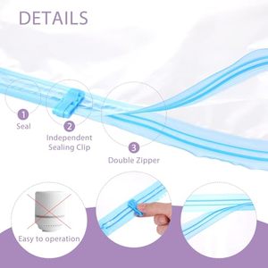 Bolsas de Almacenamiento <span class=keywords><strong>al</strong></span> Vacío Ahorradoras de Espacio con Bomba Manual <span class=keywords><strong>para</strong></span> Edredones, Mantas, Ropa y Colchas, Directo de Fábrica - Product Image 5