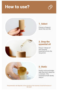 Suministro directo de fábrica, fragancia expansible de madera maciza, madera creativa para coche, aromaterapia, fragancia expansible, Kits de Interior de madera - Product Image 6