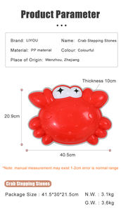 Stepping Stones para niños, 3 juegos de piedras de equilibrio para niños pequeños, juguetes sensoriales antideslizantes, carrera de obstáculos para habilidades de coordinación para niños - Product Image 2