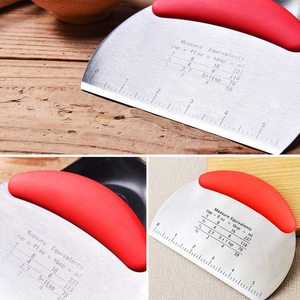 Grattoir à pâtisserie ergonomique en silicone rapide et facile avec poignée antidérapante en acier inoxydable - Product Image 5