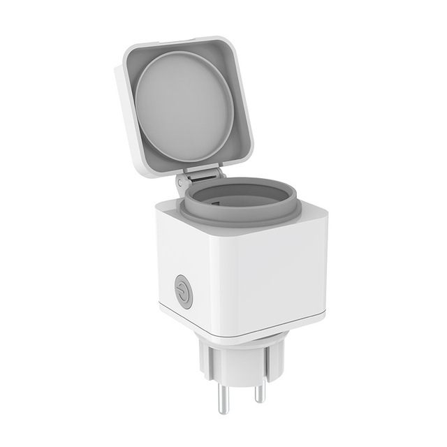 TUYA Smart Socket Outdoor Waterproof Socket Plug WiFi Remote Control Multi-Function 16A Energy Monitoring & Timing