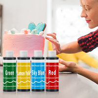 Colorants alimentaires en gel, haute concentration, colorant alimentaire en gel comestible, inodore et non-décolorant, ensemble de 27 couleurs/180g en bouteille