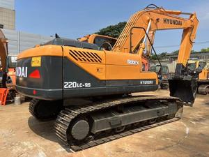 Excavadoras Hyundai 220lc-9s usadas originales de Corea, excavadora de orugas de segunda mano de 22 toneladas, sistema de control inteligente, ahorro de combustible 30% - Product Image 5
