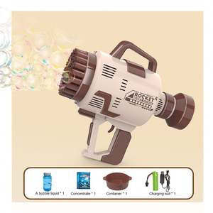 Pistola de Burbujas Eléctrica al por Mayor para Niños, Máquina de Jabón, Mini Pistola de Burbujas Potente con Luz y Baterías, Último Modelo - Product Image 5