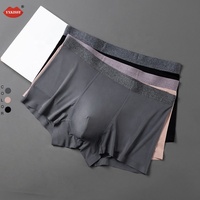 YXKISSY vente en gros hommes bref sous-vêtements mince Nylon sans couture hommes sous-vêtements antibactérien respirant haute-élastique Boxer Shorts