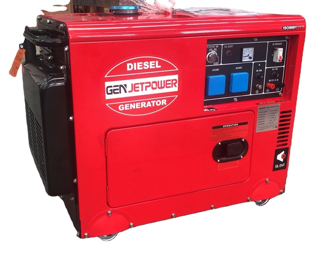 Home Use Small Portable Electric Power Generator 3kw 5kw 6kw 7kw air Cooled Silent Type diesel Genset /