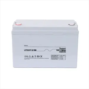 Solar Rv Marine Lifepo4 12V 100Ah Batterie au lithium personnalisée pour RV solaire 200Ah pack de batterie au lithium