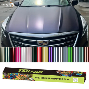 Película PET de papel Camaleón de alto brillo para tintado automotriz resistente a los rayos UV antiarañazos rollo que cambia de Color autocurativo - Product Image 3