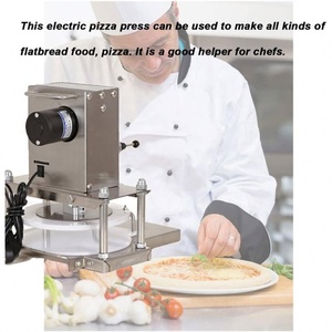Laminatrice Semiautomatica Professionale in Acciaio Inossidabile da 22 cm per <span class=keywords><strong>Pizza</strong></span> e Tortilla, Pressa Riscaldata per <span class=keywords><strong>Impasto</strong></span> <span class=keywords><strong>Pizza</strong></span> - Product Image 4