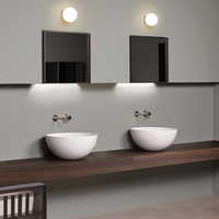 Applique murale étanche Globe Glass Single Sconce, luminaire 2338