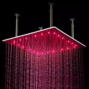 ODM 20 Inch Modern 304 Stainless Steel Thickened LED Rain <strong>Shower</strong> Head with 3 Color Changing <strong>Light</strong> <strong>for</strong> Bathroom <strong>Shower</strong> Room - Product Image 1