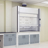 Prix usine marcher dans la hotte de laboratoire équipement de laboratoire hotte de laboratoire anticorrosive en acier