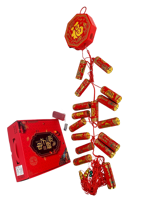 Feu d'artifice électrique suspendu pour la décoration de mariage et de la maison, nouveauté pour le Nouvel An chinois, célébration festive, pour l'ambiance des invités