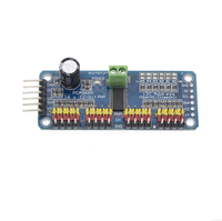 YOURMESTUDIO Carte de commande de servomoteur PWM 16 canaux avec interface IIC, contrôleur de robot PCA9685, kit de développement