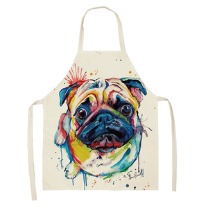 Tabliers de cuisine pour enfants et adultes, imperméables, anti-salissures, avec impression de chat mignon, sublimation, ajustables, dessin animé, école - Product Image 5