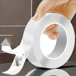 Cinta de Espuma de Sellado de Doble Cara, Transparente, Reutilizable, de Acrílico, Termofusible, Autoadhesiva, Impermeable, de Poliéster, para Uso Automotriz - Product Image 2