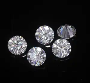 Wholesale D EF GH Color Loose VVS Mossanite Diamonds 0.8mm~1.5mm High Quantity Moissanite For Jewelry Making